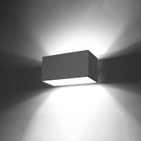 Sollux SL.0526 Wandleuchte QUAD MAXI grau 3