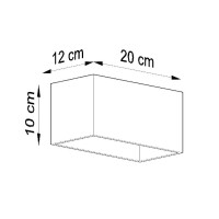 Sollux SL.0526 Wandleuchte QUAD MAXI grau 5