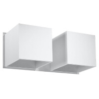 Sollux SL.0656 Wandleuchte QUAD 2 wei&sz gallery