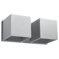 Sollux SL.0658 Wandleuchte QUAD 2 grau gallery