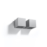 Sollux SL.0658 Wandleuchte QUAD 2 grau 2