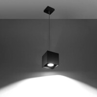 Sollux SL.0060 Pendelleuchte QUAD 1 schwarz 3