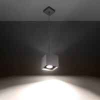 Sollux SL.0061 Pendelleuchte QUAD 1 grau 3