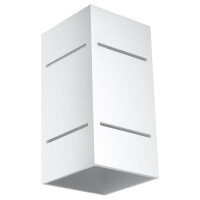 Sollux SL.0477 Wandleuchte BLOCCO wei&sz gallery