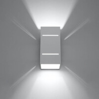 Sollux SL.0477 Wandleuchte BLOCCO weiß 3
