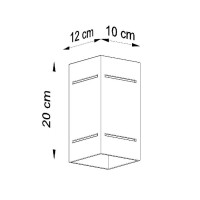 Sollux SL.0477 Wandleuchte BLOCCO weiß 5