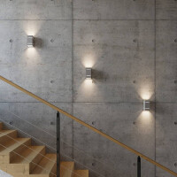 Sollux SL.0479 Wandleuchte BLOCCO grau 7