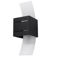 Sollux SL.0201 Wandleuchte LORETO schwarz