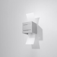 Sollux SL.0202 Wandleuchte LORETO grau 2