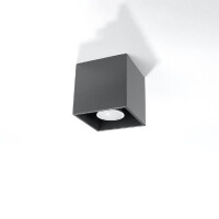 Sollux SL.0567 Deckenleuchte QUAD 1 anthrazit 2
