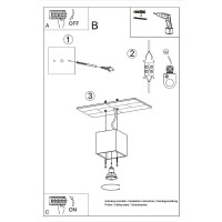 Sollux SL.0567 Deckenleuchte QUAD 1 anthrazit 6