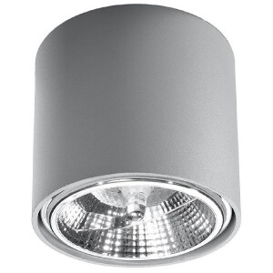 Sollux SL.0696 Deckenleuchte TIUBE grau