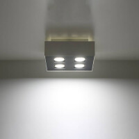 Sollux SL.0069 Deckenleuchte MONO 4 weiß 3