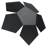 Sollux SL.0423 Wandleuchte PENTA schwarz gallery