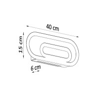 Sollux SL.0931 Wandleuchte SACCON weiß 4