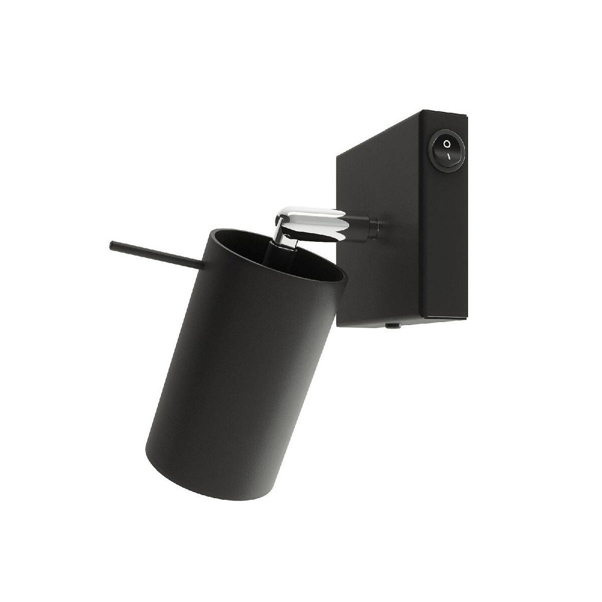 Sollux SL.1049 Wandleuchte RING schwarz mit Schalter