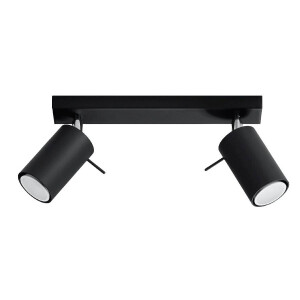 Sollux SL.0092 Deckenleuchte RING 2 schwarz
