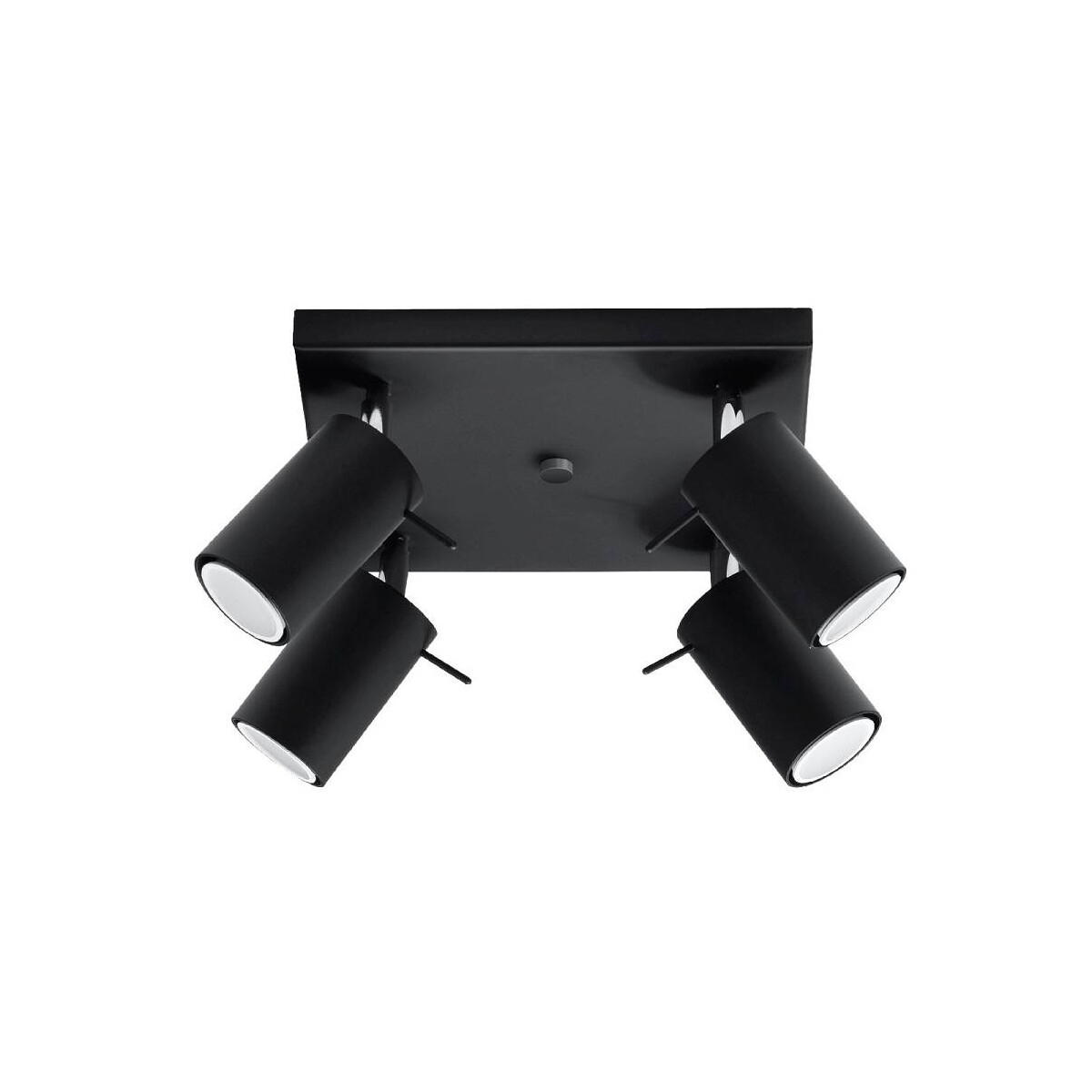 Sollux SL.0094 Deckenleuchte RING 4 schwarz
