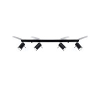 Sollux SL.0332 Deckenleuchte RING 4L schwarz 3