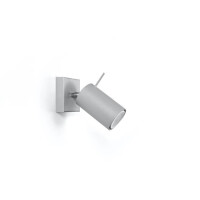 Sollux SL.0449 Wandleuchte RING 1 grau 2