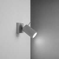 Sollux SL.0449 Wandleuchte RING 1 grau 3