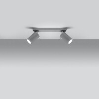 Sollux SL.0450 Deckenleuchte RING 2 grau 3
