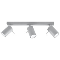 Sollux SL.0451 Deckenleuchte RING 3 grau gallery
