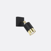 Sollux SL.1069 Wandleuchte NERO schwarz/Gold 2