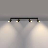 Sollux SL.1072 Deckenleuchte NERO 4 schwarz/Gold 3