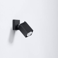 Sollux SL.0099 Wandleuchte MERIDA schwarz 2