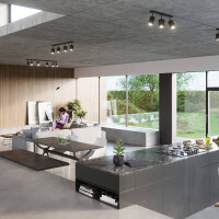 Sollux SL.0099 Wandleuchte MERIDA schwarz 6