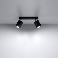 Sollux SL.0100 Deckenleuchte MERIDA 2 schwarz 3