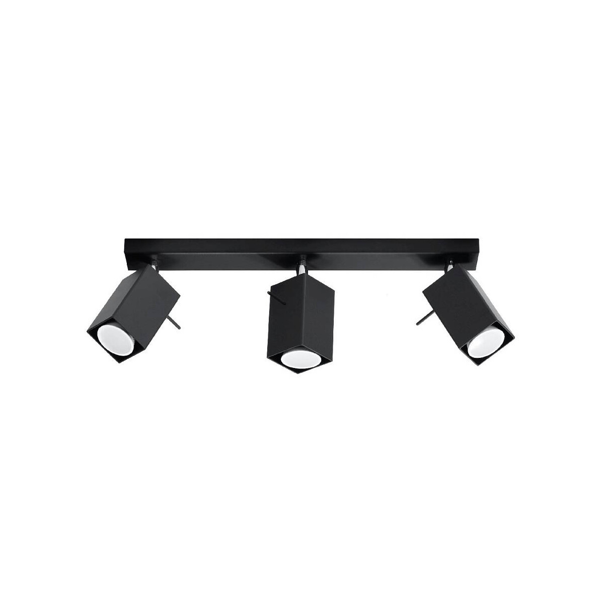 Sollux SL.0101 Deckenleuchte MERIDA 3 schwarz