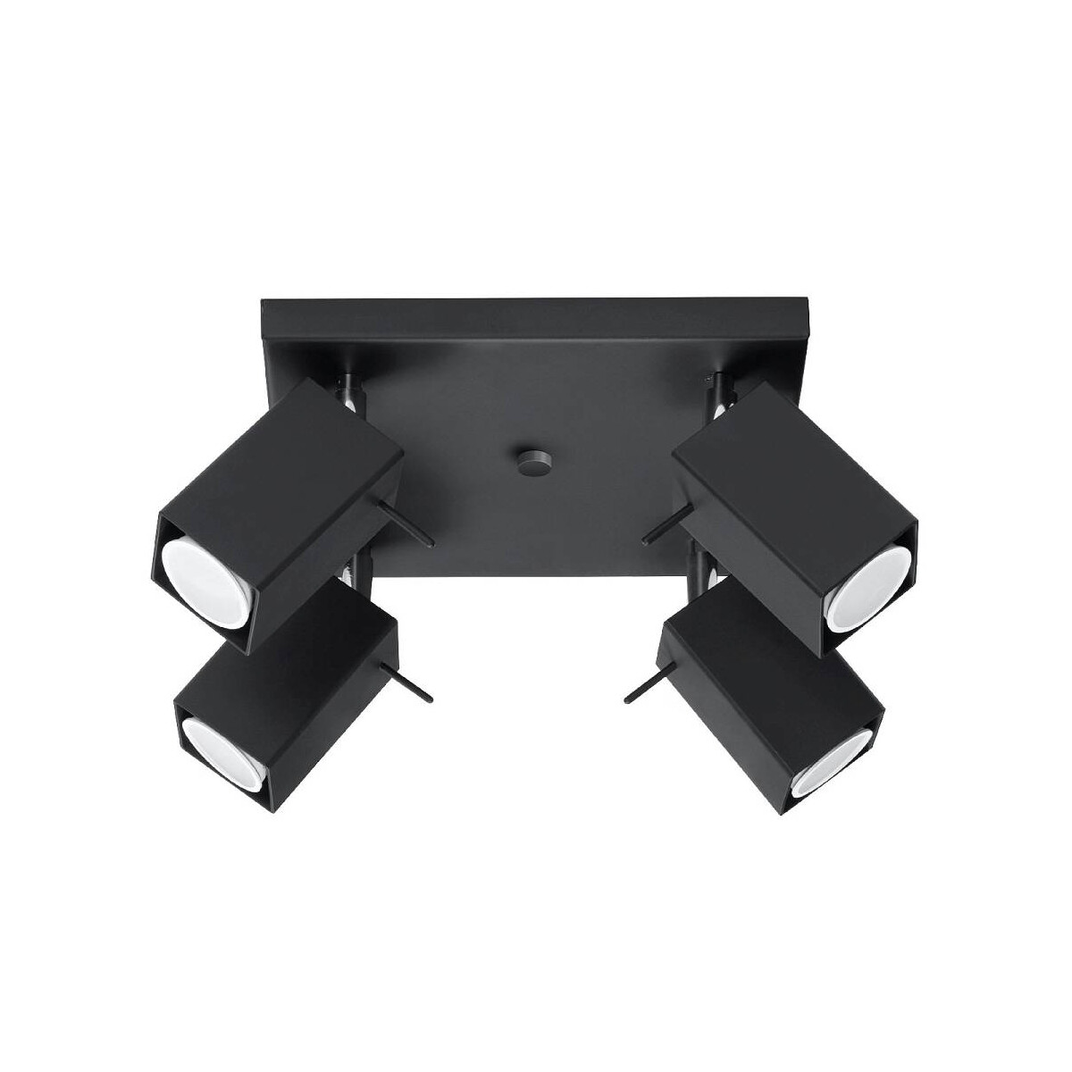 Sollux SL.0102 Deckenleuchte MERIDA 4 schwarz