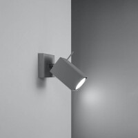 Sollux SL.0455 Wandleuchte MERIDA 1 grau 3