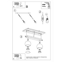 Sollux SL.0438 Deckenleuchte OCULARE 2 weiß 5