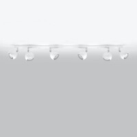 Sollux SL.0442 Deckenleuchte OCULARE 6L weiß 2