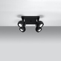 Sollux SL.0446 Deckenleuchte OCULARE 4 schwarz 3