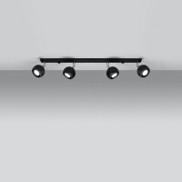 Sollux Deckenleuchte OCULARE 2x2 schwarz 3