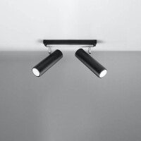 Sollux SL.0500 Deckenleuchte DIREZIONE 2 schwarz 2