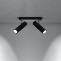 Sollux SL.0500 Deckenleuchte DIREZIONE 2 schwarz 3