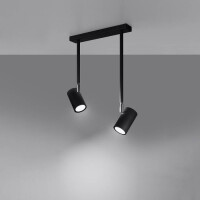 Sollux SL.1075 Deckenleuchte NORANO 2 schwarz 3