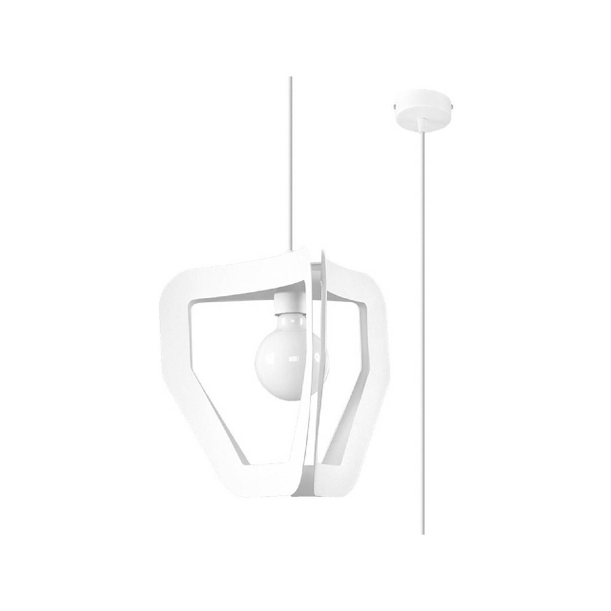 Sollux SL.0929 Pendelleuchte TRES weiß