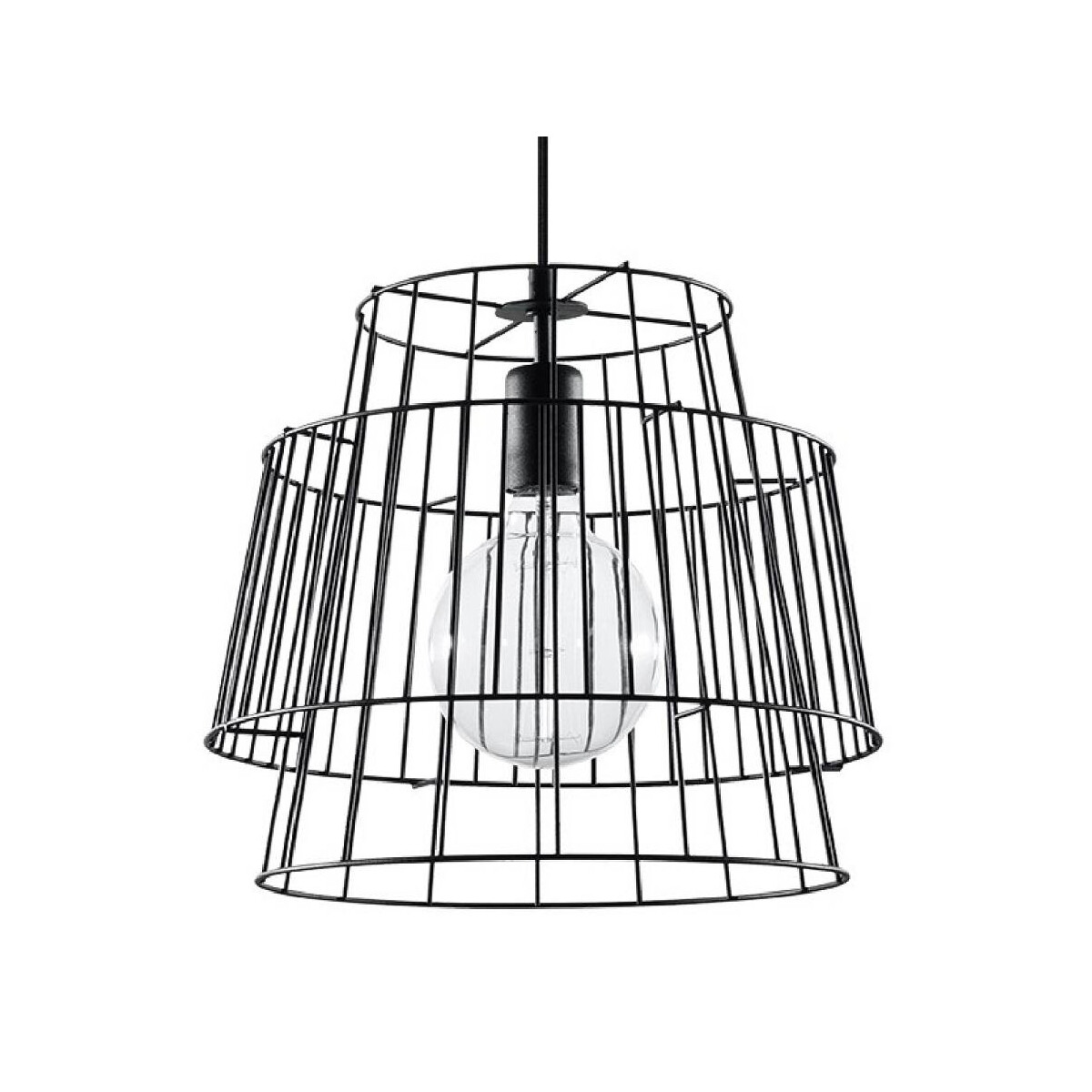 Sollux SL.0663 Pendelleuchte GATE schwarz