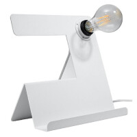 Sollux SL.0668 Tischlampe INCLINE wei&sz gallery