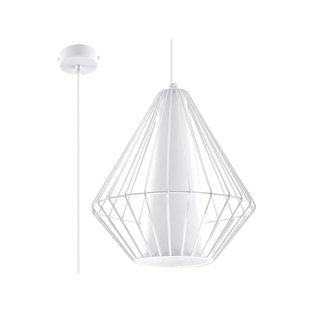 Sollux SL.0297 Pendelleuchte Demi weiß