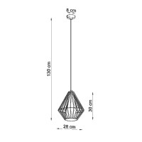 Sollux SL.0297 Pendelleuchte Demi weiß 4