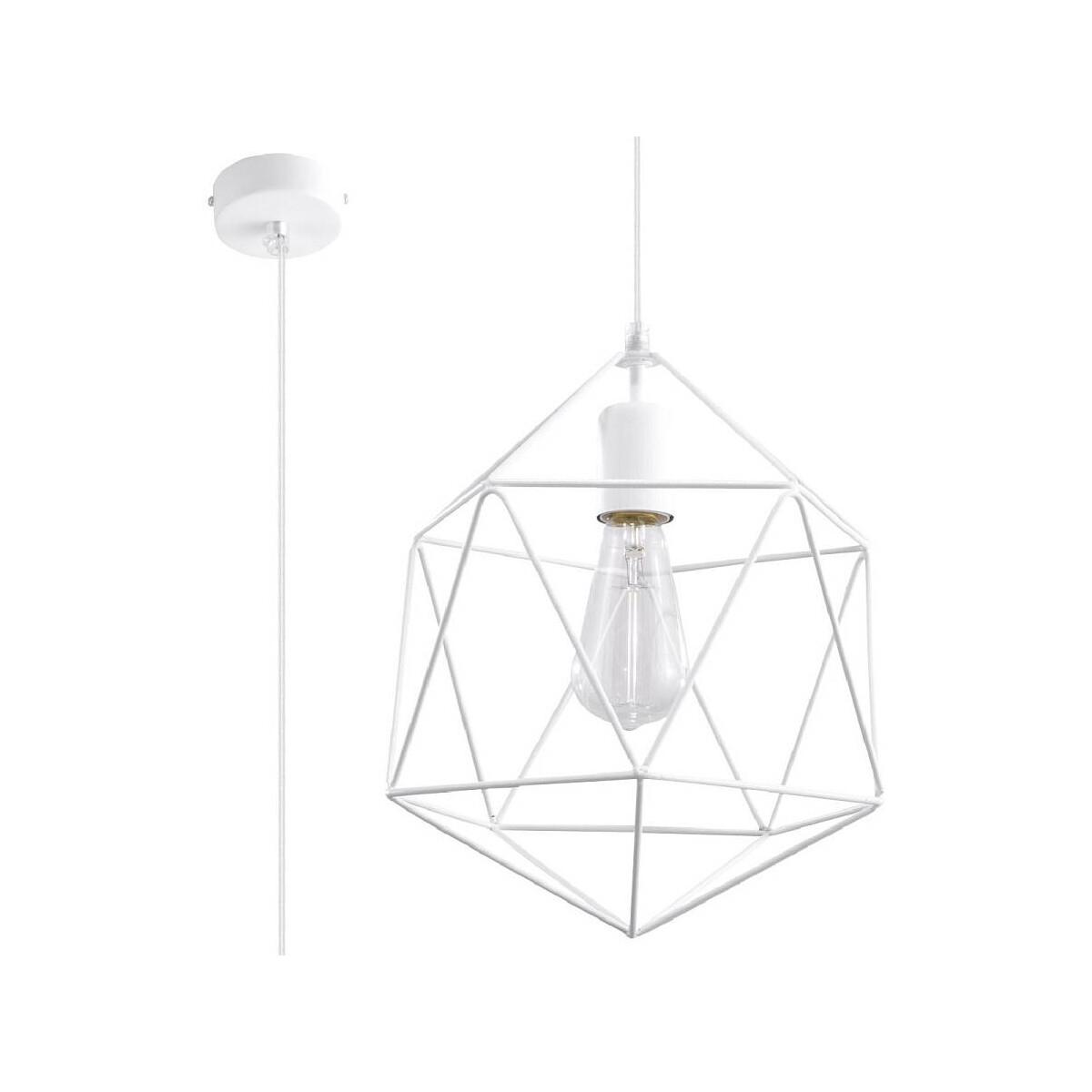 Sollux SL.0290 Pendelleuchte Gaspare weiß