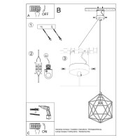 Sollux SL.0290 Pendelleuchte Gaspare weiß 5