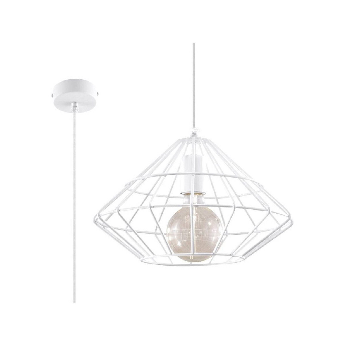 Sollux SL.0293 Pendelleuchte Umberto weiß